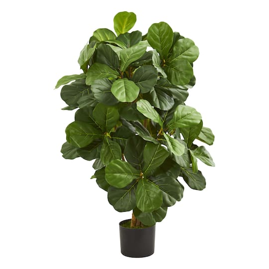 3.5ft. Potted Green Fiddle Leaf Fig Artificial Tree